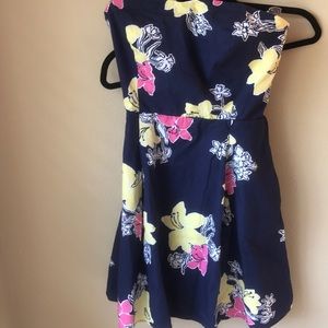 Strapless sundress with pockets